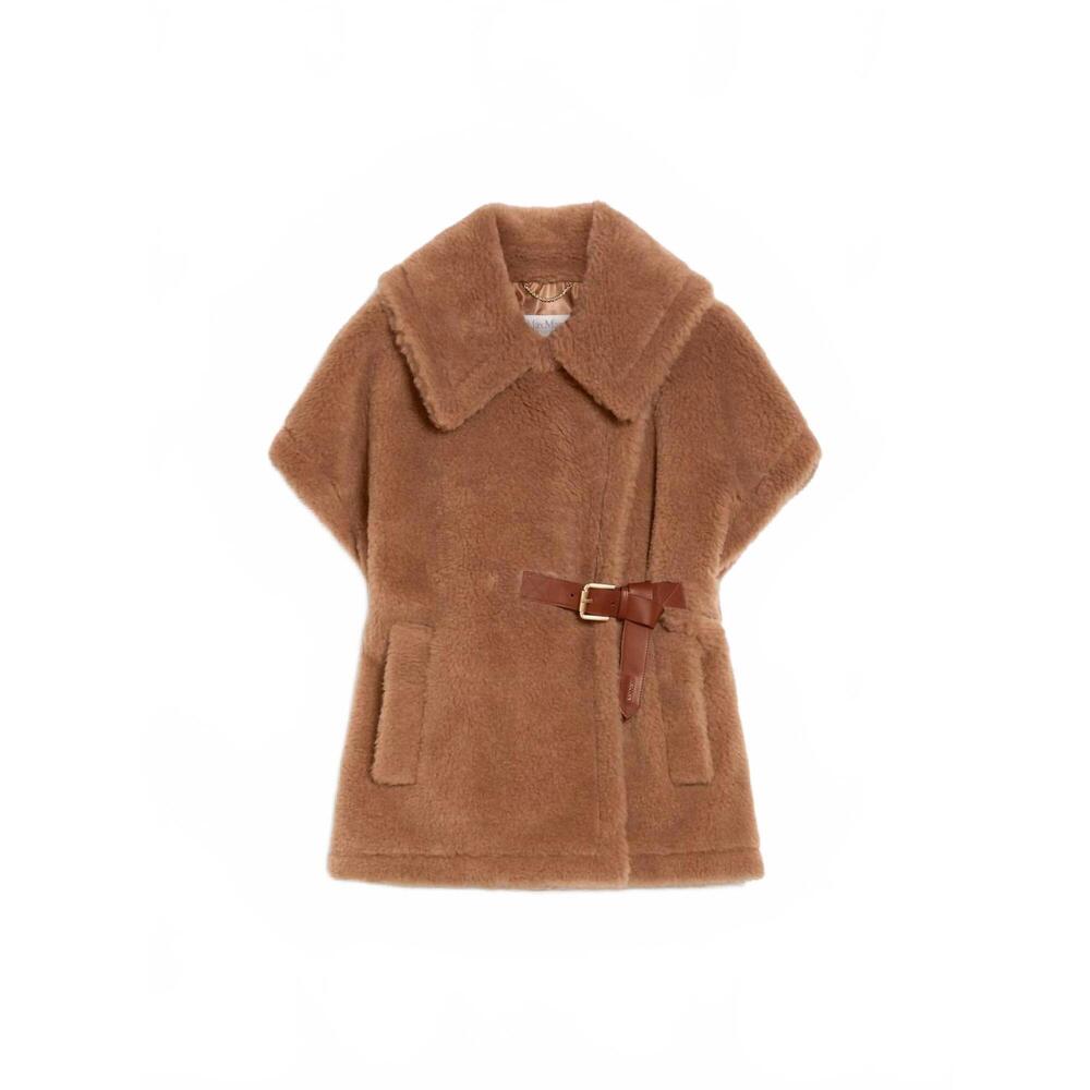 NEW MAXMARA newabavo teddy cape in camel - Picture 4 of 4